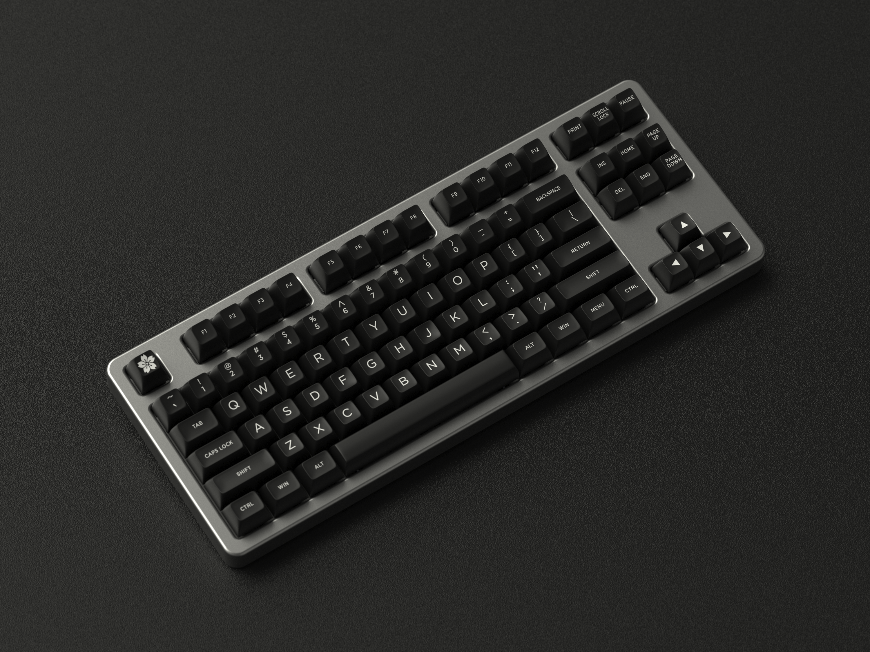 Maxkey Black ABS SA Profile Keycaps - Apose