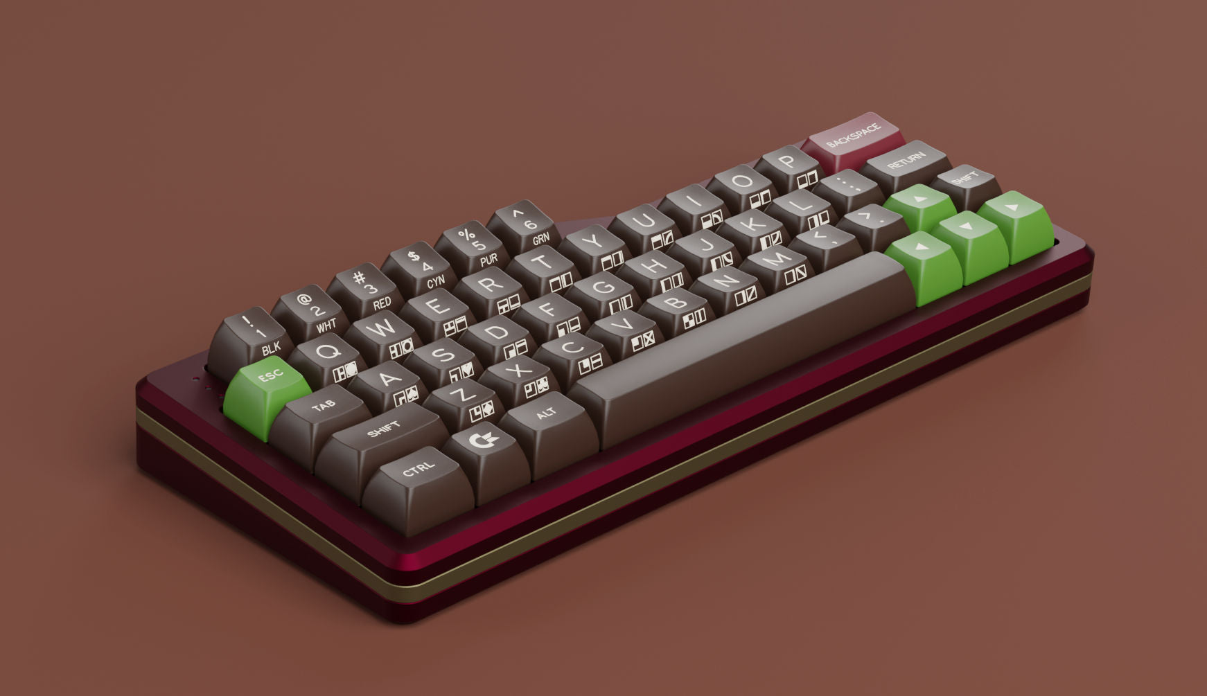 Vintage SA Profile Keycaps for Mechanical Keyboards - Apose